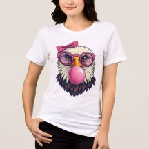 Schattig Meisje Witkoparend met Roze Strik & Kauwg