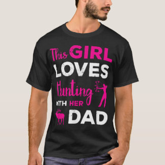 Schattig Meisjes Jacht Pap Dochter Jacht Buddy Hun T-shirt