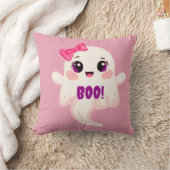 Schattig meisjesachtige Boo! Geest Kussen (Deken)