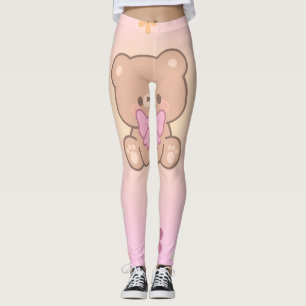 schattig met bloemen leggings