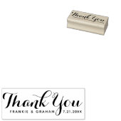 Schattig met de hand geschreven script | Bruiloft Rubberstempel (Gestempeld)