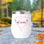 Schattig 'Mijn Canada ''Roods en Roze Personalisee