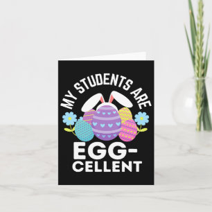 Schattig Mijn Studenten Zijn Eicel-lent Voor Lerar Kaart