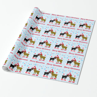 Schattig Min Pins kerstpapier voor kerstmis Cadeaupapier
