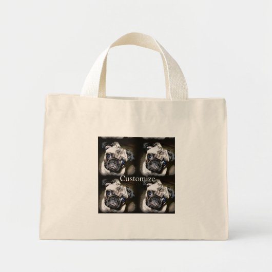 schattig mini tote bag (Voorkant)
