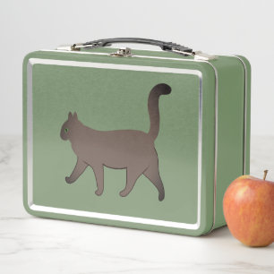 Schattig Minimalistisch Kattenbeeld   Eenvoudige W