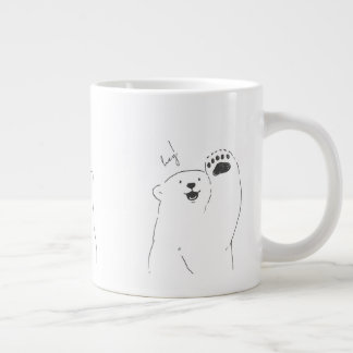 schattig minimalistisch ontwerp mok