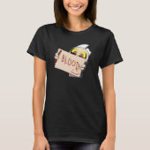 Schattig minuscule demon met schedelmasker en hoor t-shirt (Voorkant)