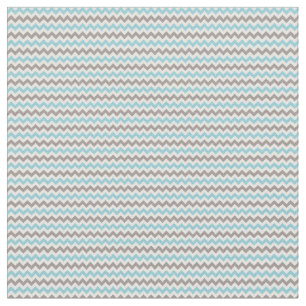 Schattig modern blauw grijs chevron stof