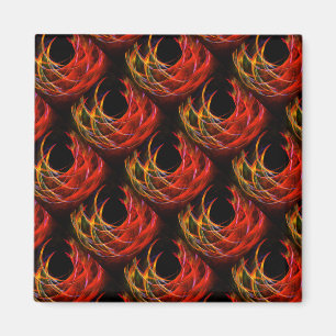 Schattig moderne boho elegante abstracte kunstpatr magneet