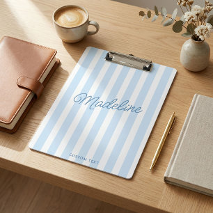 Schattig moderne gepersonaliseerde kustblauwe gest klembord