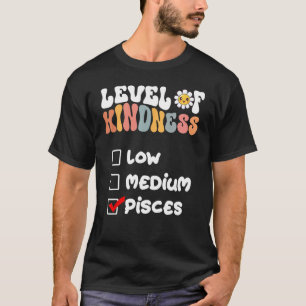 Schattig niveau van vriendelijkheid Vissen Zodiac T-shirt