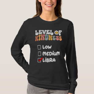 Schattig niveau van vriendelijkheid Weegschaal Ste T-shirt