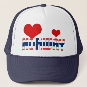 Schattig Noors Vlag Harten Patriottisch Trucker Pet