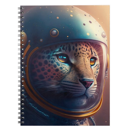 Schattig Notitieboek Jaguar Astronaut (Voorkant)