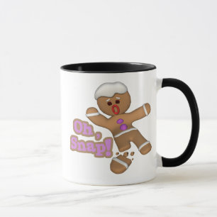 schattig oh, snap peperkoek man koekje mok
