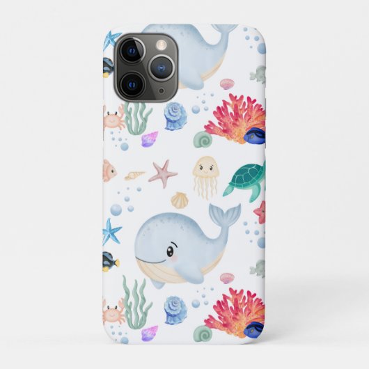Schattig onder de zee Case-Mate iPhone case (Achterkant)