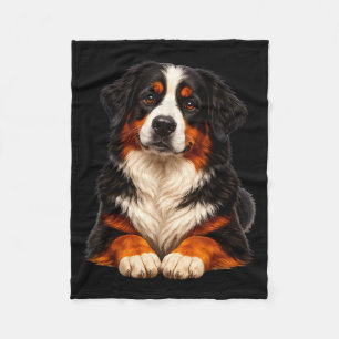Schattig ontwerp voor hondenliefhebbers Berner sen Fleece Deken