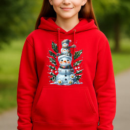 Schattig ontwerp voor kindertrui met gestapelde sn