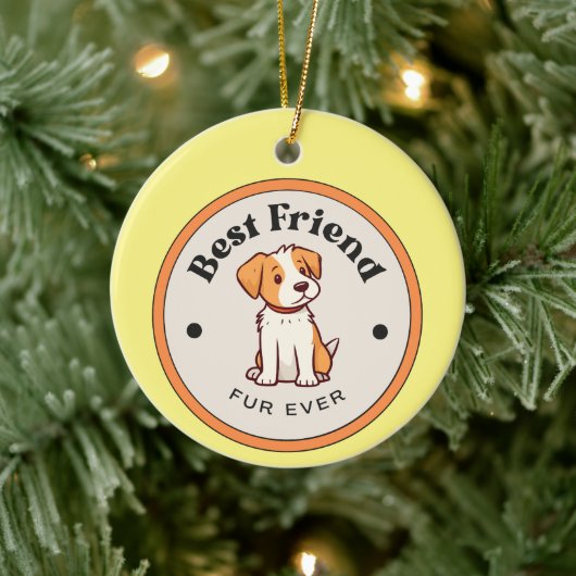 SCHATTIG! Ornament - Beste Vriendin Bont Ooit - Pu (Boom)