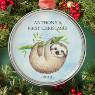 Schattig Ornament voor eerste kerstmis van Slaath