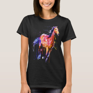 Schattig Paard voor Paard Kleurig Paard Adoptie T-shirt