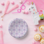 Schattig Paars Bord voor multicore-pasta's (Feest)