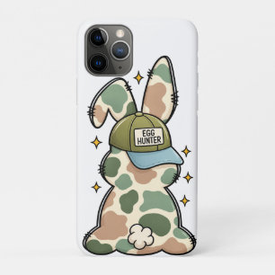 Schattig Paasei Jager Konijn – Grappige Camouflage iPhone 11 Pro Hoesje