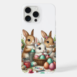 Schattig, Paashaas/Lenteverfparty iPhone 15 Pro Max Hoesje