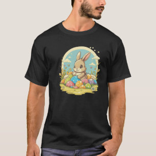 Schattig paashaas paasei Mannen vrouwen Kinder 12 T-shirt