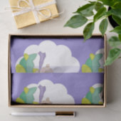 Schattig paaslabel Teddy Bear Tissuepapier (Geschenk)