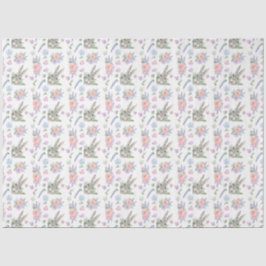 Schattig paaspasteuze lentestempel — wit tissuepapier