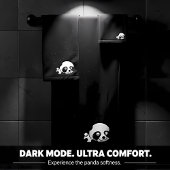 Schattig panda beer bad handdoek