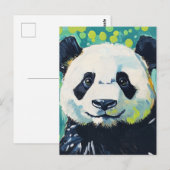 Schattig Panda Beer Briefkaart (Voorkant / Achterkant)