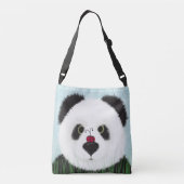 Schattig Panda Beer Crossbody Tas (Achterkant)