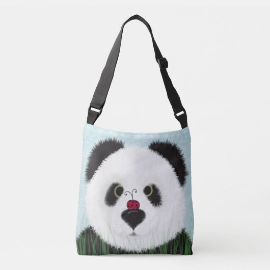Schattig Panda Beer Crossbody Tas (Voorkant)