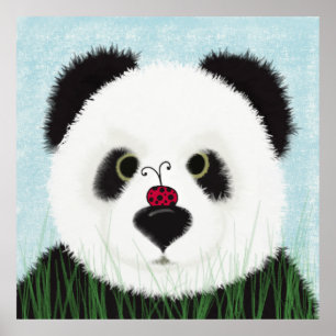 Schattig Panda Beer Poster