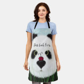 Schattig Panda Beer Schort (Gedragen)