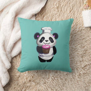 Schattig Panda Beer Sierkussen