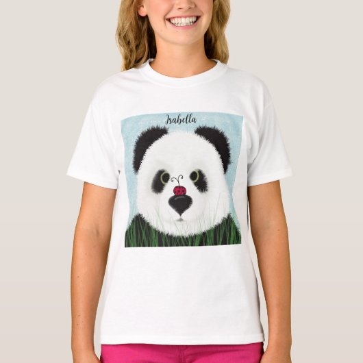 Schattig Panda Beer T-shirt (Voorkant)