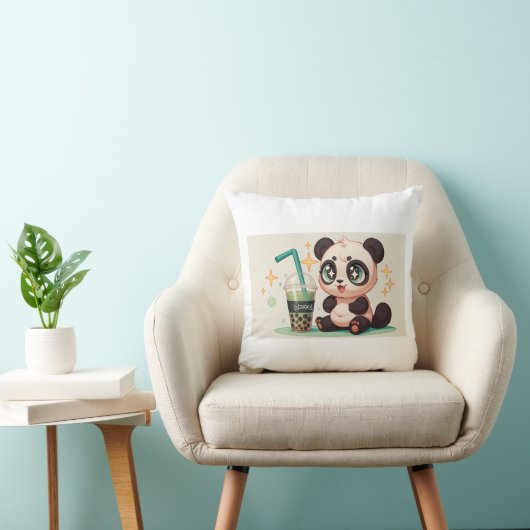 schattig panda kussen (Stoel)