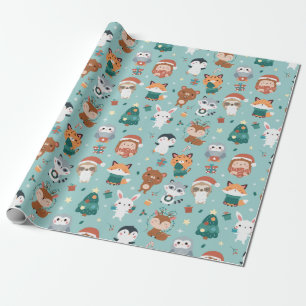 Schattig papier voor het ompakken van dieren