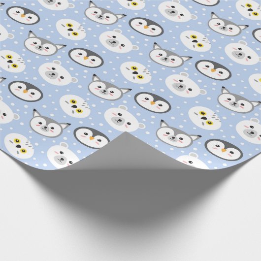 Schattig papier voor het ompakken van dieren (Hoek)