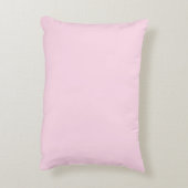 " schattig " - pas de naam aan - lichte roze accus accent kussen (Achterkant (Verticaal))