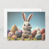 Schattig Pasen Briefkaart (Voorkant / Achterkant)