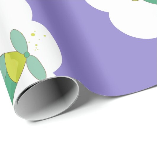 Schattig pasta-label Teddy Bear Wrapping Paper Cadeaupapier (Rol Hoek)