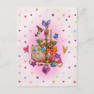 Schattig Pastel Briefkaart