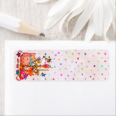 Schattig Pastel Etiket (Insitu)