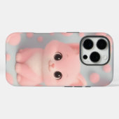 Schattig Pastel Kat Hoesje voor iPhone 16 Pro (Achterkant (horizontaal))
