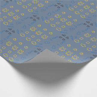 Schattig Pastel Kawaii Minimalistisch Patroon Cadeaupapier